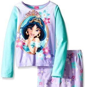 Disney Aladdin Princess Jasmine Fleece Pajama Set